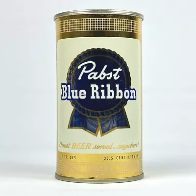 Pabst Blue Ribbon 12oz Flat Top Beer Can - Pabst Brewing Milwaukee WI - EMPTY • $40