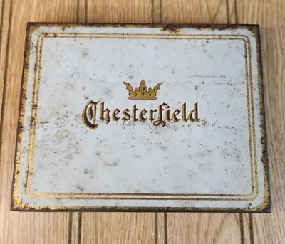 Vintage Chesterfield Cigarette Metal Tin Case #25 District Of Virginia USA • $9.99