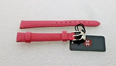 Genuine Michele 12mm Pink Grosgrain  Watch Band Strap NEW • $18.77
