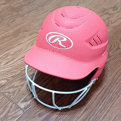 Rawlings Girls Softball Helmet Pink RCFH Size 6 1/2 - 7 1/2. Gently Used. • $27.60