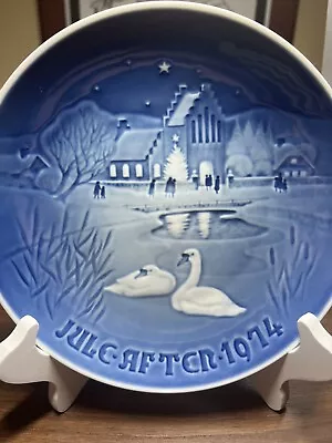 B & G Christmas Plate JULE AFTER Bing & Grondahl 1974 • $8