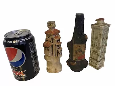 Vintage Empty Miniature Alcohol Bottles X 3 Rare See Pictures For Details • £9.95