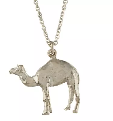 Alex Monroe Sterling Silver Camel Pendant Necklace • $106.50