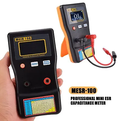 MESR-100 Digital Display V2 ESR/LOW Ohm Meter In Circuit Test Capacitor For Home • $60.29