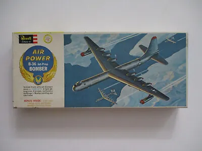 Revell (1961) 1:184 Scale Air Power B-36 Jet-Prop Bomber. (Incomplete) • $39