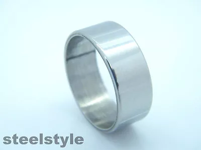 Stainless Steel Silver Tone Ring Men's Women's • £4.99