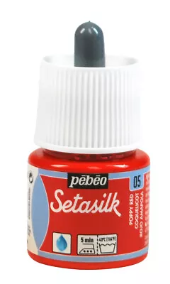 £4.99 • Buy Pebeo Setasilk Permanent Iron Fix Transparent Colour Fabric Silk Paint 45ml