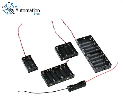 AA Size Power Battery Holder With Leads (1 2 4 6 8 Or 10 Slots) • $4.99