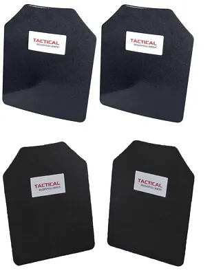 Tactical Scorpion Level III AR500 Body Armor Plates Two 10 X 12 + Trauma Pads • $87.25