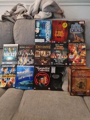 £15 • Buy Tv Dvd Boxset Bundle,star Wars,Lord Of The Rings,robocop,spiderman,evil Dead Etc
