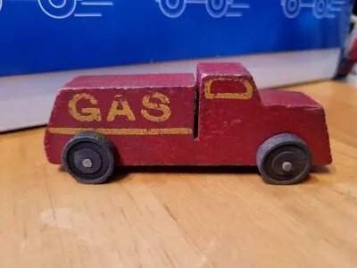 Vintage Wooden Gasoline Tanker Truck • $7.95