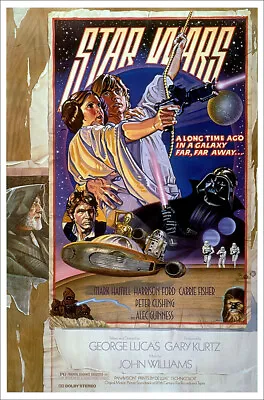 Star Wars: Episode IV - A New Hope - Movie Poster (Style D) (Size: 27 X 40 ) • $15.99