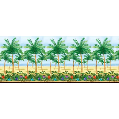 £14.99 • Buy 40ft Hawaiian Party Luau Palm Tree Giant Beach Room Scene Setter Wall Decoration