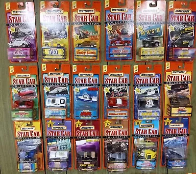 Matchbox STAR CAR COLLECTION Series #1 Thru #18 All 3 Sets NIP Mint Condition • $215