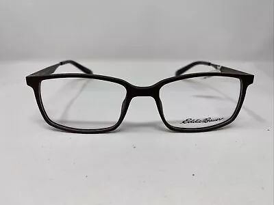 Eddie Bauer Eyeglasses Frames EB3025 53-18-140 Brown/Gunmetal Full Rim RS67 • $46.25