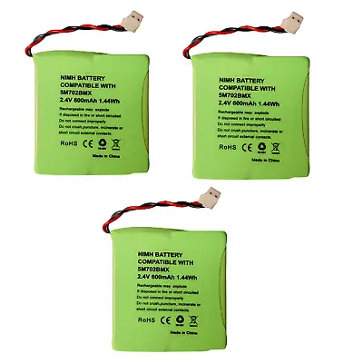 £7.78 • Buy 3 X  2.4v 600mAh Rechargeable Battery For BT Verve 450 410 Cordless Phone