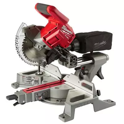 Milwaukee Sliding Compound Miter Saw 7-1/4  18V Li-Ion Dual-Bevel Electric-Brake • $503.73