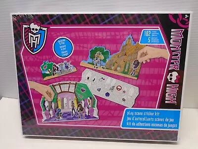 MONSTER HIGH Play Scene Sticker Kit 2013 Mattel NEW ST4207 • $16.19