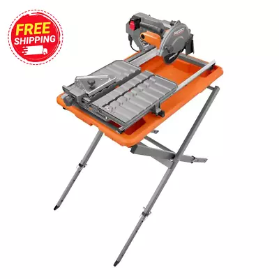 9-Amp 7 In. Blade Corded Wet Tile Saw With Stand • $488.45
