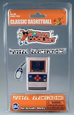 Classic Electronic Basketball Handheld Video Game / Vintage / Keychain / Mattel • $9.88