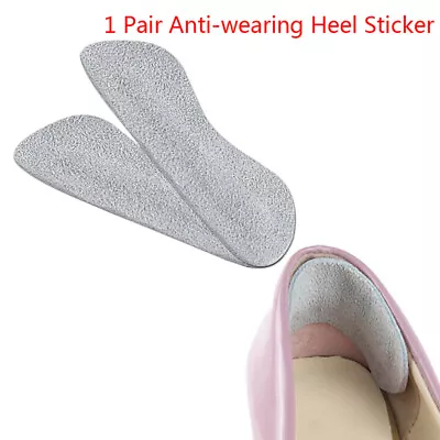 1 Pair Foot Care Cushion Insole Liner High Heel Shoes Back Leather Pad Ins Y3 • $17.92