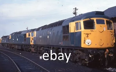 ORIGINAL 35mm RAILWAY SLIDE BR DIESEL 26012 AT FERRYHILL ABERDEEN 5/79 • £3.99