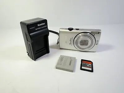 Canon PowerShot ELPH 310 HS Full HD 12.1MP 8X Digital Camera Silver W/SD Card • $238.99