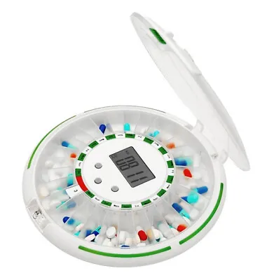 Automatic Medication Dispenser Reminder Flashing Light Sound Alarm And Safety • $78.77