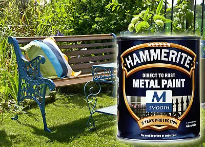 Hammerite Direct To Rust Metal Paint Smooth Special Colours 750ml • £26.99