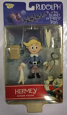 HERMEY Elf RUDOLPH FIGURE Sealed Christmas Island Of Misfit Toys 2000 Mantis • $28