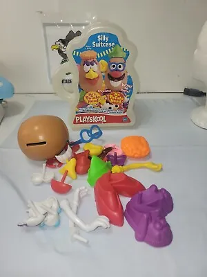 Mr Potato Head Silly Suitcase 2000 Playskool  1 Head 25 Parts.  Missing One Arm  • $21.99