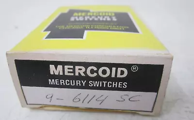 Mercoid  9-6114sc    Mercury Switch  (lot Of 6) • $90