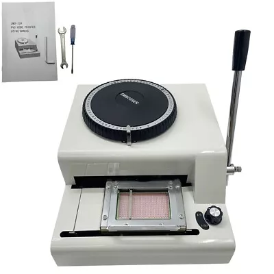 71 Characters Manual Convex Embosser PVC ID Code Printer Embossing Machine • $210.56