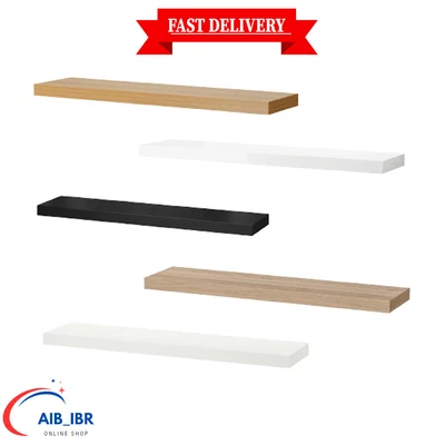 £26.81 • Buy IKEA Wall Shelf LACK Floating Wall Storage Display Home Office Shelf 110x26cm