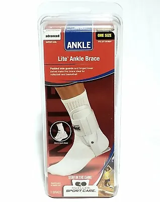 Mueller Sport Care Lite Ankle Brace Advanced Support One Size White • $14.99