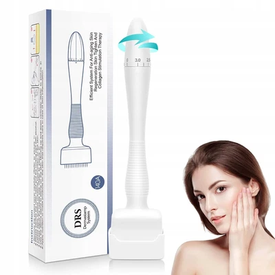 $20.91 • Buy DRS 140Pins Stamp Microneedle Derma Roller Anti-Aging Therapy 0-3MM Adjustable