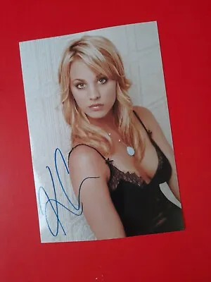 Kaley Cuoco Signed Autographed Photo The Big Bang Theory • £3.20