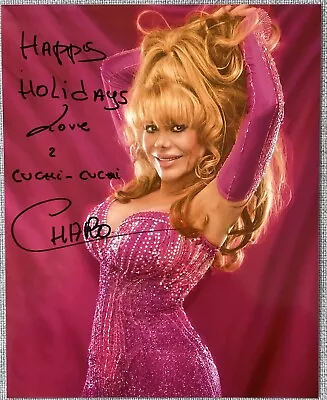 Charo Signed In Person 8x10 Color Photo - Happy Holidays Authentic EXACT PROOF • $427.28