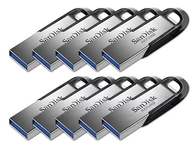 LOT 10x SanDisk 32GB ULTRA FLAIR USB 3.0 Flash Drive - Up To 150MB/s SDCZ73-032G • $33.99