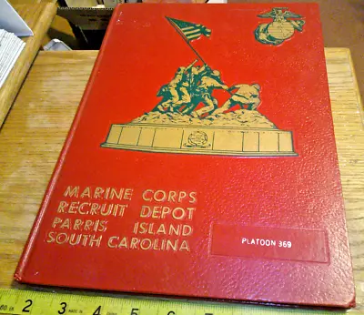 Marine Corps Recruit Depot Parris Island 1976 Yearbook Platoon 369 With Picture • $25