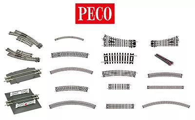 Peco Track For Model Railways Code 80 Setrack N Gauge - Choose From List • £25.95