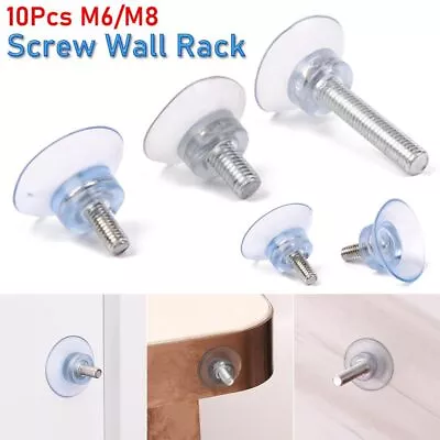 Nut Kitchen Holder Transparent Suction Cup Screw Wall Rack Wall Hook Suckers • $14.31