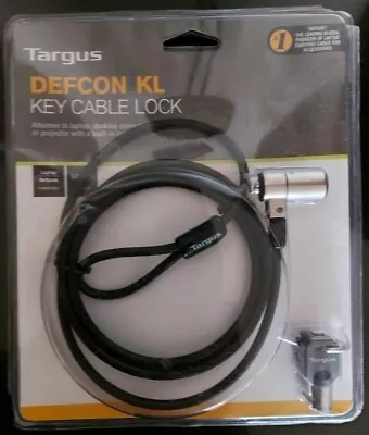 Targus Defcon KL - Key Cable Lock - Laptop / Desktop Computer + 2 Keys. • £3.65