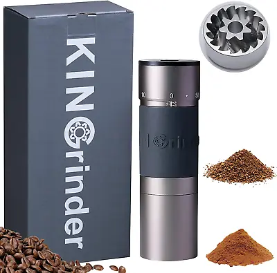 Kingrinder K6 Iron Grey Manual Hand Coffee Grinder 240 Adjustable Grind Settings • $226.95