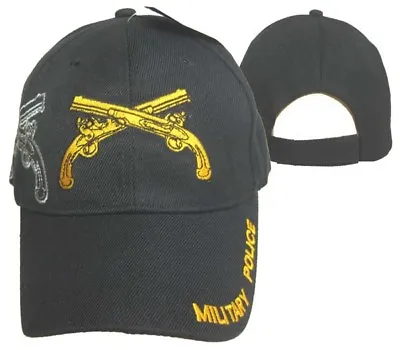 Military Police Guns Rifles Black Shadow Embroidered Baseball Cap HAT LICENSED • $10.88