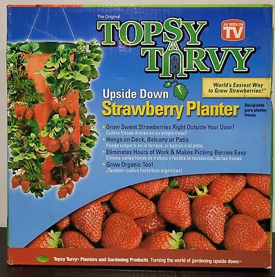 Topsy Turvy Strawberry Hanging Planter Upside Down ~ Easiest Way To Grow  • $9.50