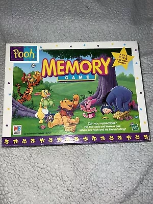 1999 DISNEY Winnie The Pooh Memory Card Game Milton Bradley Missing 1 Match • $13.99