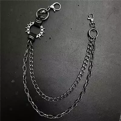 £9.64 • Buy Waist Chain Retro Key Chain Wallet Chains For Trucker Jeans Rock Trousers