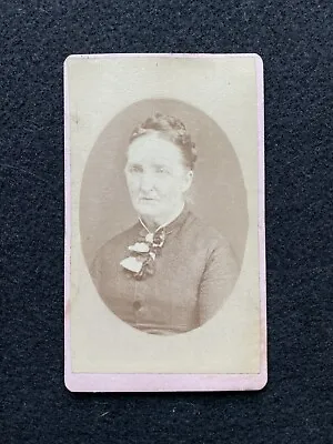 Antique Hope Valley Rhode Island Pretty Woman Civil War Era CDV Photo Card • $9.95