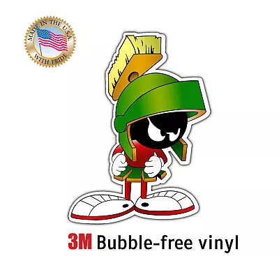 Marvin The Martian Kids Decal 3m Sticker Made In Usa Window Car Laptop Wall • $49.89